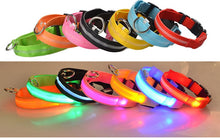 Load image into Gallery viewer, Nylon LED Pet dog Collar
