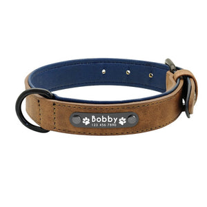 Custom Dog Leather Collars