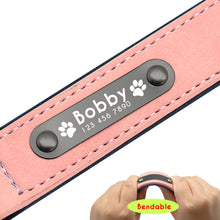 Load image into Gallery viewer, Custom Dog Leather Collars
