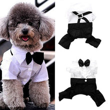 Load image into Gallery viewer, Tuxedo bow tie suit
